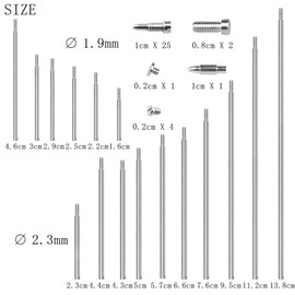 Soprano Saxophone Repair Kits Sax Musical Instrument Screws Pad Nut Instrument Accessory for Maintenance Kit