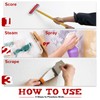 Wallpaper Removal Scoring Perforator Tools with Extra Cover, Wall Paper