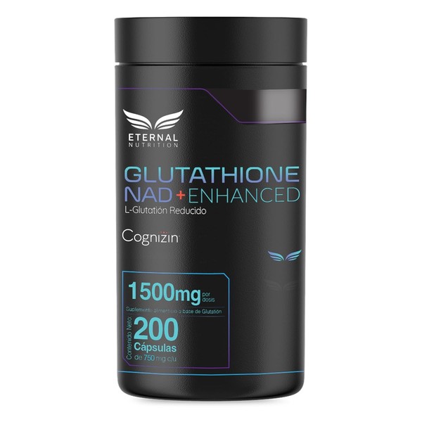 GLUTATHION NAD Enhanced - 200 capsulas (1500 mg por porcion)