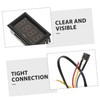 NOLITOY Car Dashboard Digital Clock with Temperature Voltage Display LED