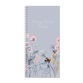 Exacompta - Ref GS016Z Things To Do Today Notebook, 90gsm paper 140mm x 297mm, 40 Sheets of Lined Paper with a Bee Design, Great for Getting Organised