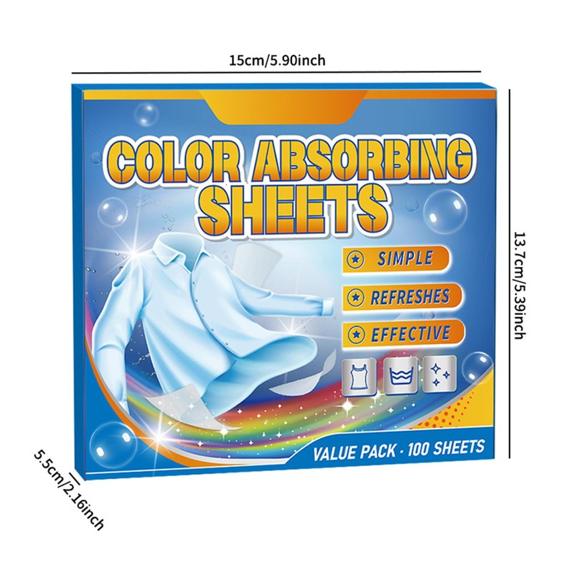 KOAHDE Color Absorber Sheets for Laundry,Colour Catcher Max Protect Laundry