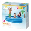 INTEX Crystal Blue Kids Outdoor Inflatable 58 Swimming Pool 58426EP