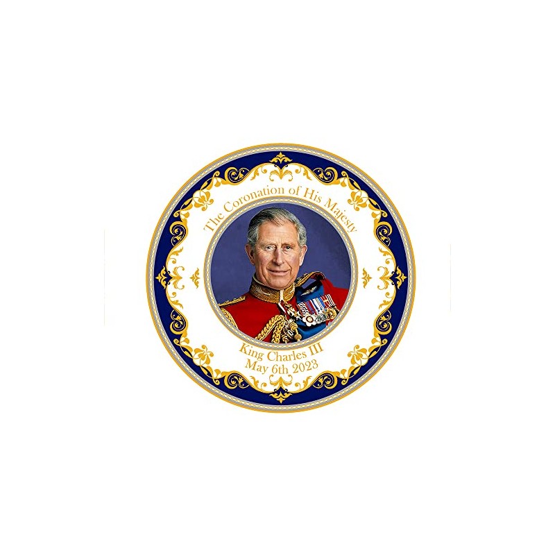 Lesser & Pavey King Charles III Coronation Plate 6" Boxed