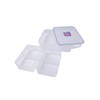 Lock&Lock Contenedor rectangular con divisiones para alimentos 3.9L