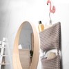 Yaocom 6 Pcs Cast Iron Flamingo Wall Hook Pink for
