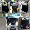 Waterproof Car Trash Can Bin Waste Basket Storage Garbage Seat