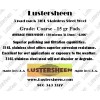 Lustersheen Stainless Steel 316L Wool Pads - Coarse