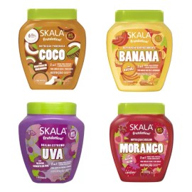 Kit Skala Frutastica Mascara Coco  Banana  Uva  Morango                                                                                               