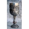Medieval Castle Jostling Knights On Horse King's Tournament Wine Goblet
