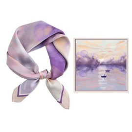 BEILATE Women's Scarf Silk Scarf Headscarf Silk Scarf Bandana Handkerchief Scarf, K-007/53, Unit size
