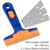 AERZETIX - C68547 - Window scraper + 4 blades for