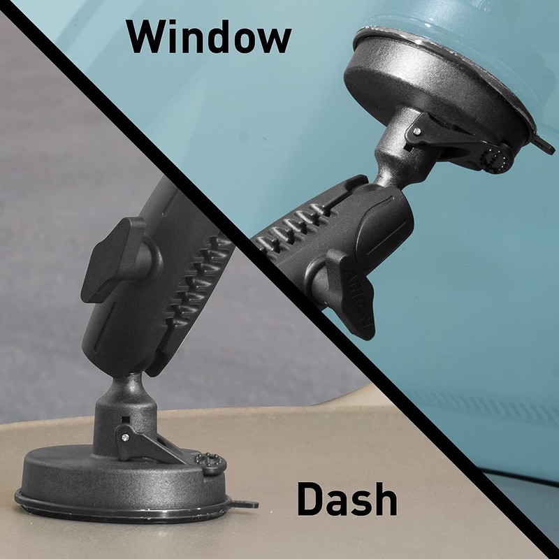 iBOLT 25mm / 1 inch Ball to “Sticky-Suction” Cup Windshield/Dashboard