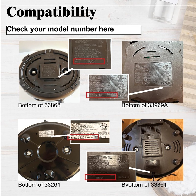 Oval Glass Lid Replacement for 6QT Hamilton Beach Slow cooker