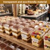 5 oz Panna Cotta Cups with Lids, 50 Pack Clear