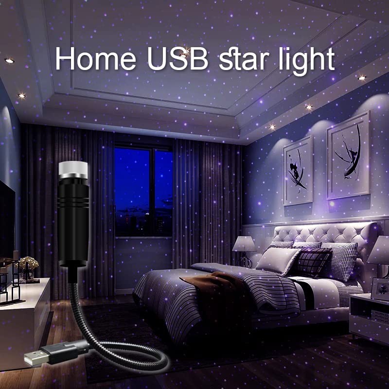 Tiardey Star Night Light Projector,USB Adjustable Romantic Projector Night Light
