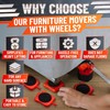Heavy Furniture Movers with Wheels – Furniture Lifter Tool for