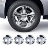 4Pcs 6 Lug 7-1/8" Wheel Cap Cover Compatible for Chevy