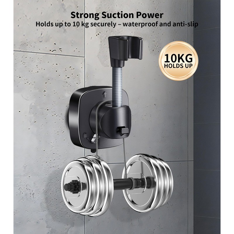 Shower Holder No Drilling with Suction Cup Holder Shower Head