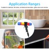 Pneumatic Glass Glue Gun Air Caulking Straight Adjustable Aluminum Power