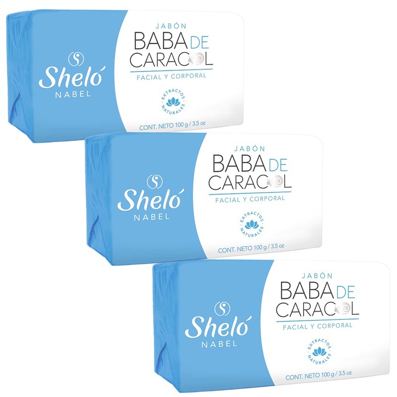 Paquete Con 3 Jabón Baba De Caracol Regenerador Celular
