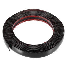 X AUTOHAUX Car Door Edge Guards Strip 3/4in 20mm Wide 16.4ft 5m Length Black