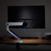 AVLT RGB Lights Single 13”-34” Monitor Arm Desk Mount Built-in