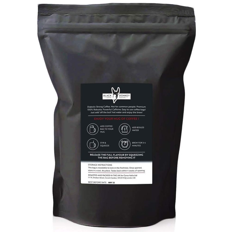 Devil's Roast | Extra-Strong Highly Caffeinated Bold Coffee | 50