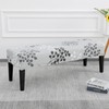 SPRINGRICO Stretch Dining Bench Cover, Removable Bench Slipcover Washable Bench