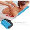 Telescopic Portable Muscle Roller Blue- Non-Slip Grip Massager with Adjustable