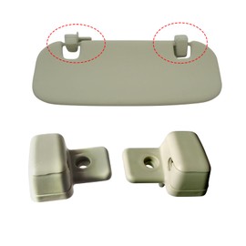 Copgge Side Sun Visor Clip Lateral Sun Visor Retainer Clip Pair Fits for Mini Cooper S Clubman R55 Hatchback R56 Countryman R60 Paceman R61 2011 2012 2013 2014 2015 51167266606