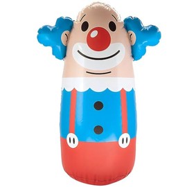 Inflatable Clown Punching Bag - 3 Feet Tall - Stand up Toy for Kids - Circus Party Games