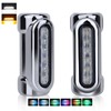 JESTMOTOR Motorcycle Highway Crash Bar Lights - Multicolor LED Switchback