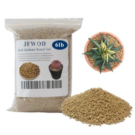 JFWOD 6lb Hard Akadama Bonsai Soil 3-6mm Small Grain for Cactus, Succulents, Bonsai Plants Soil Amendment, Prevent Over Water, Provides Optimal Water Retention, Fast Drainage