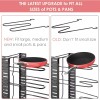 Mudeela Pots And Pans Organizer Under Cabinet Storage Rack Easy