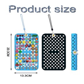 2Pcs Portable Shoe Charms Organizer,Hanging Wall Mounted Display Holder with 133 Holes for Decorative Shoe Charms, Compact Shoe Charm Storage & Decoration Stand