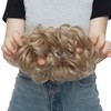 Silk-co Fake Hair Bun Scrunchy Scrunchie Messy Bun Chignons Wavy