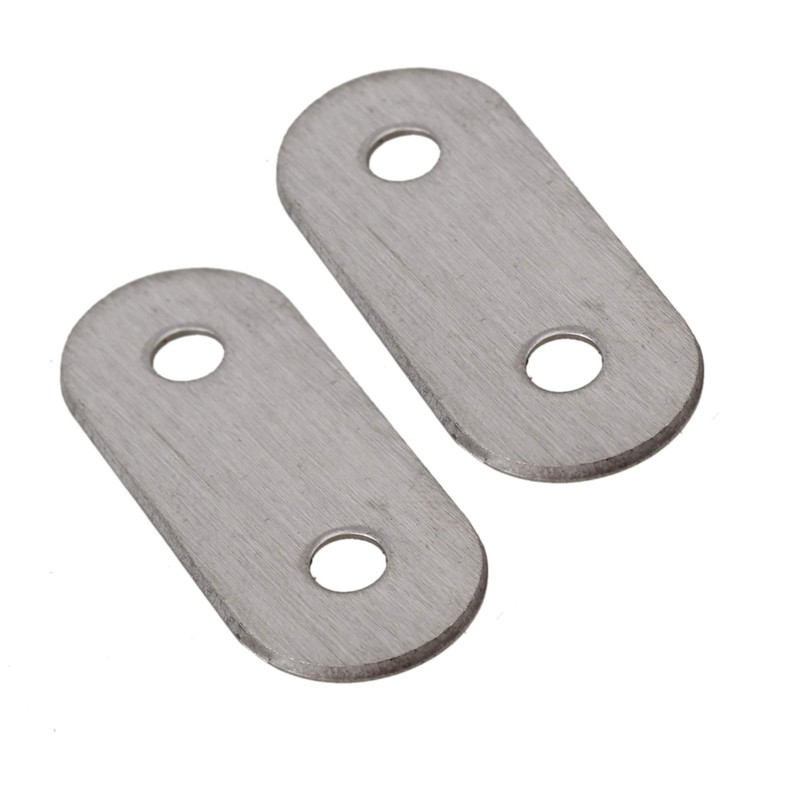 RDEXP 10pcs Stainless Steel Flat Corner Brace Brackets Mending Plates