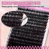 FADLASH Lash Clusters Natural Eyelash Clusters 168Pcs Individual Wispy Lash