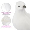2 Pcs Artificial Peace Dove Animal Cosplay Party Hair Clips