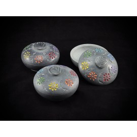 Budawi® Incense Bowl Made of Soapstone Bowl for Smoking Incense Cones Incense Holder
