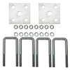 Extreme Max 3006.7055 Single Axle Galvanized U-Bolt Kit for Mounting