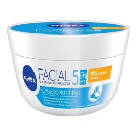 Crema Facial Hidratante Nivea 5en1 Sensación Ligera 200 Seca Día Noche