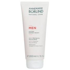 Strawberrynet 안네마리보린 - 남성 시스템 에너지 부스트 2-in-1 클렌저 페이스 & 바디 Anne Marie Borlind - Men's System Energy Boost 2-in-1 Cleanser Face & Body