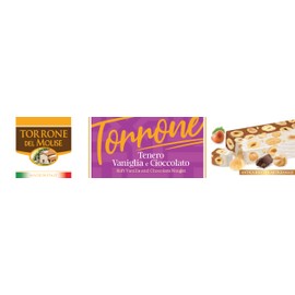 Torrone del Molise – Traditional Italian Nougat – Artisan Soft & Hard Torrone Made in Italy (Vanilla & Chocolate)