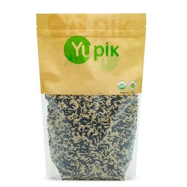 Yupik Organic Ancient Black Rice Mix, 2.2 lb (35.2 oz), Non-GMO, Vegan, Kosher, Brown & Black Whole Grain Rice Blend, Salt-Free, Source of Fiber, Easy Preparation, Ideal for Side Dishes & More