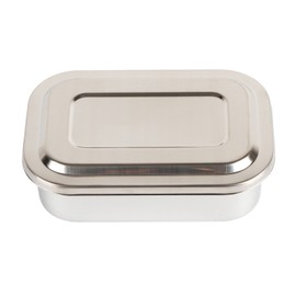 6inch Cleaning Box 304 Stainless Steel Instrument Storage Tray Cleaning Box with Lid
