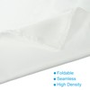 PATIKIL 100x75cm Fabric Background White Seamless Cloth Photography Background for