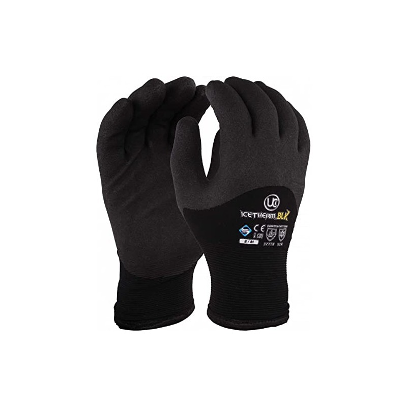 UCI ICETHERM-BK - Thermal Insulated 3/4 Coated Work Gloves -