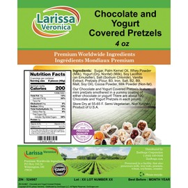 Chocolate and Yogurt Covered Pretzels (4 oz, ZIN: 524987) - 3 Pack
